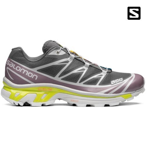 Tenis Salomon Xt-6 Feminino Cinzentas Escuro Roxo | PT A63078